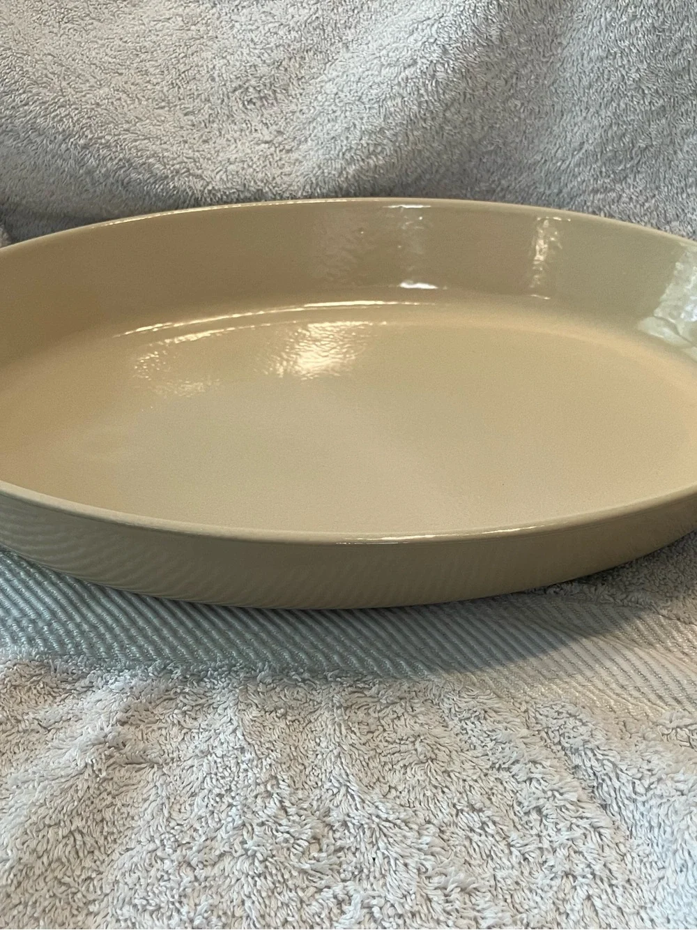 vintage Le Creuset #36 Enameled Cast Iron Oval Au Gratin Dish casserole baking